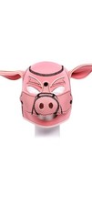 Pig mask,  restraint hood. Gimp mask, fancy dress Size M