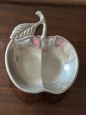 Vintage Seba Silver Plated Apple Dish
