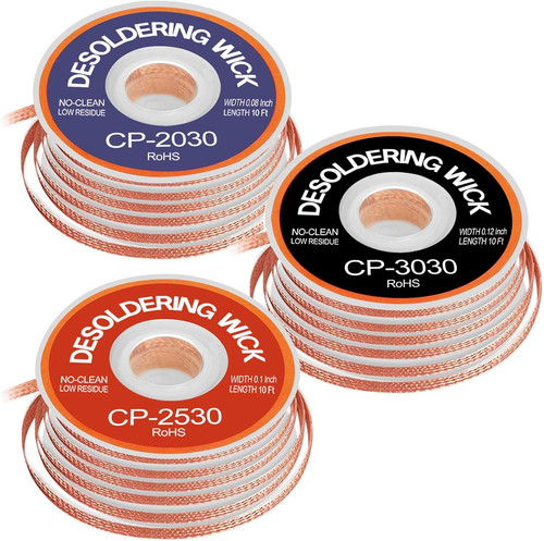 Pcs premium desoldering wick - 3,