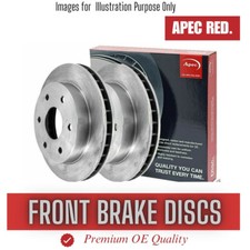 Brake Discs Pair Front FOR VW