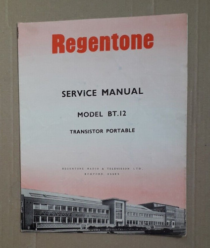 Regentone transistor portable - regentone,