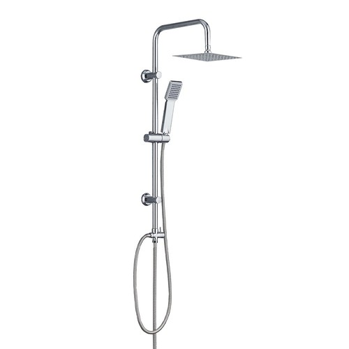 Chrome square head way rigid - square,