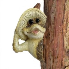 Rana Tranquilla Peeker Tree Garden Tree Sculptures Outdoor Face Face Garden8051