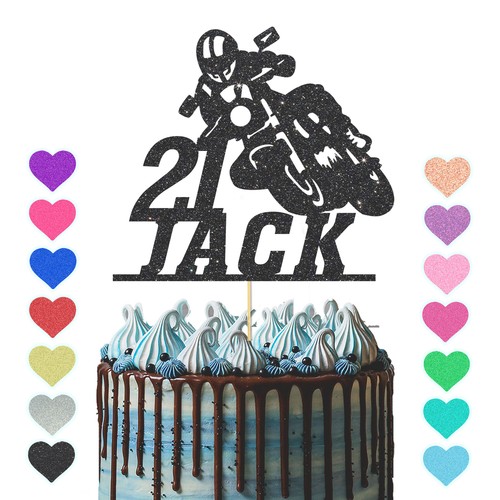 Motorbike cake topper - motorbike,