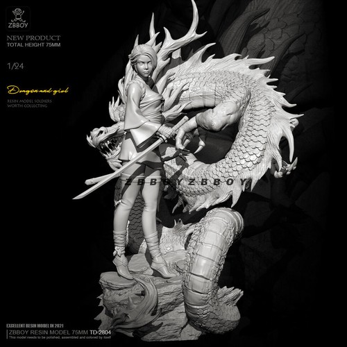 Unpainted resin figure - unpainted, 1/24