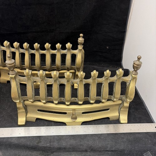 Two vintage solid brass - two,
