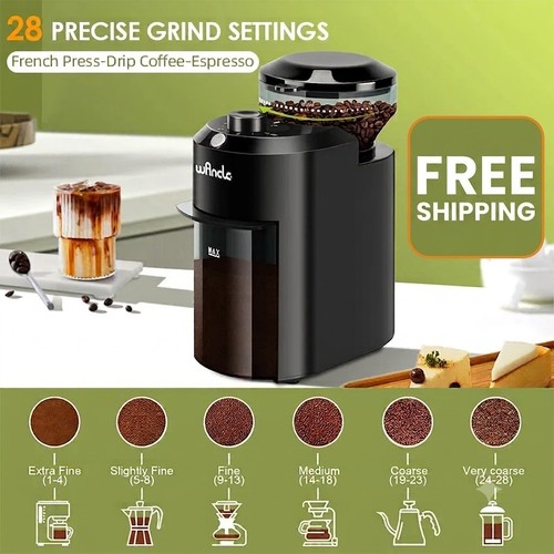 Electric burr coffee - electric,