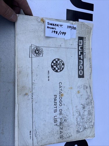 Bultaco sherpa model 198 - model, 198-199
