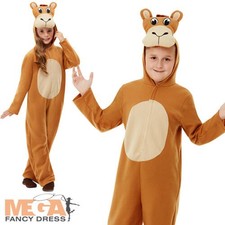 Camel Kids Fancy Dress Christmas Nativity Animal Boys Girls Xmas Costume Outfit