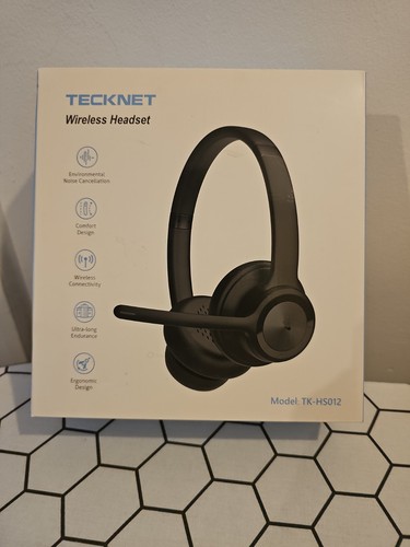 Tecknet wireless headset with - wireless,