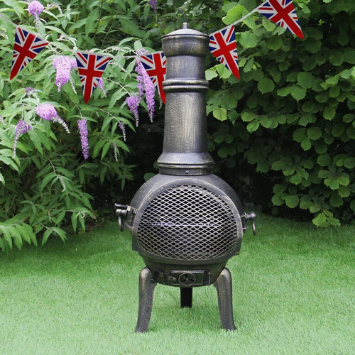 Cast iron chiminea - iron,
