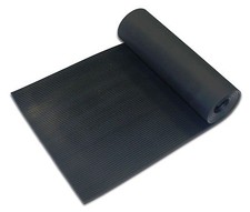 Ribbed rubber flooring matting - rubber,