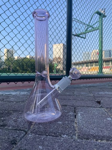 Color glass bong - glass, medium