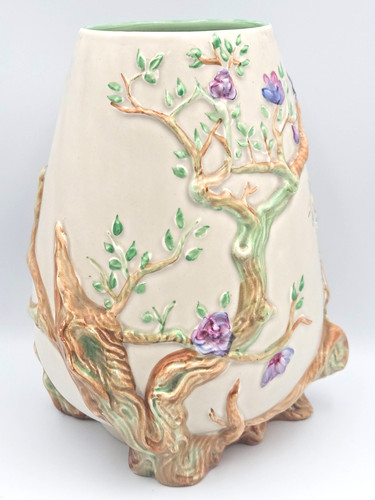 Clarice cliff vase 20cm - 20cm, 8"