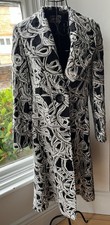 Michel ambers Black & White Coat Size UK 16