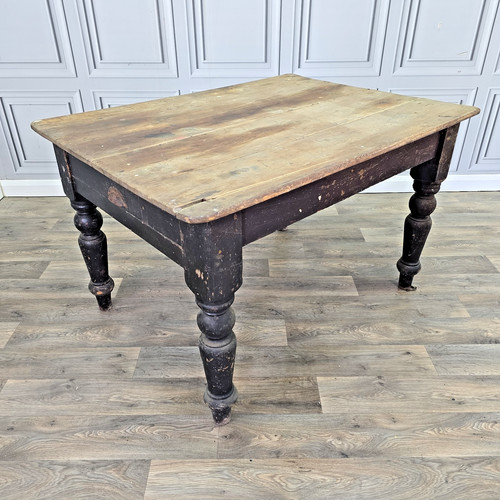 Antique victorian pine table - antique,