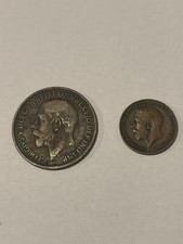 Two George V coins-