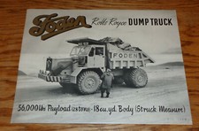Original 1960 Foden Rolls
