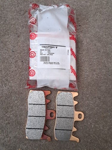 Genuine triumph brake pads - brake,