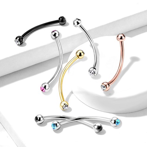 Snake eye piercing - piercing, 1.2mm