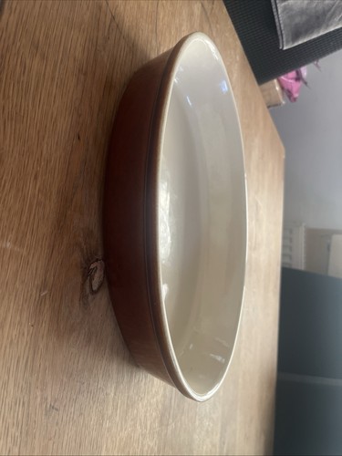 Vintage oval casserole dish - dish,