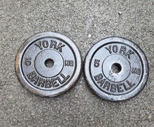 York 5kg Weight Plates X2 