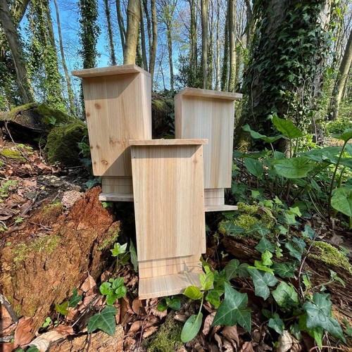 Wooden bat house for roosting - wooden,