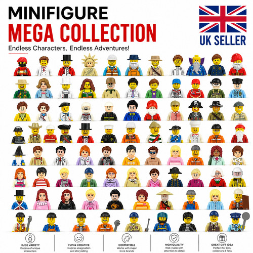 40x minifigures bundle - bundle, lot