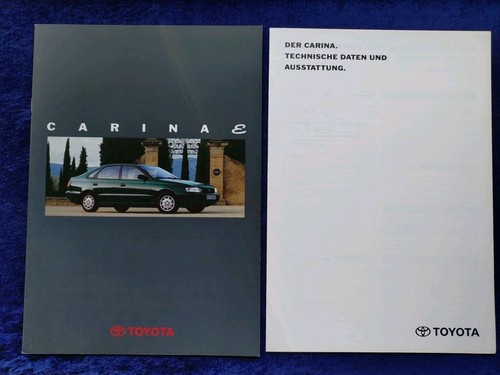 Toyota carina brochure - carina, 2.1993