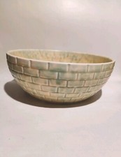 A Vintage Flaxman Wade Heath Pottery Green Fruit or Sweets Bowl England RF#3