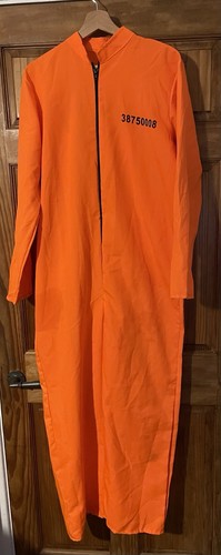 Orange prisoner jumpsuit - orange,