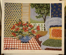 Kate Crosland, aunt Matilda’s chair signed print 541/1000 Hand Signed 1981 VTG
