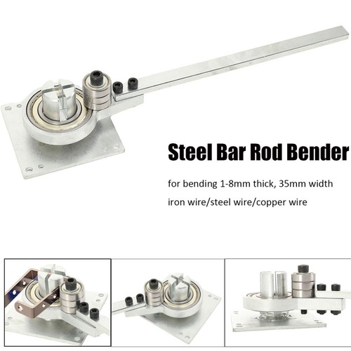 Steel bar rod bender manual - bar,