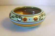 1950s Polychrome Stoneware Bowl Hartleys of Castleford HARTROX studio pottery