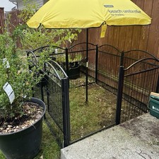 Indoor/Outdoor Pet Dog Pen Puppy Playpen Garden Enclosure Run Cage Metal Barrier