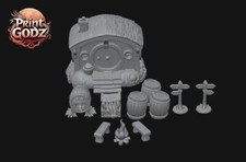 Fantasy Hobbit House Dungeons & Dragons DnD Unpainted Mini Scenery Terrain