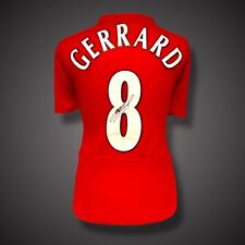 Steven Gerrard Hand Signed 2005 Liverpool Champions League Winners Shirt Bid £99