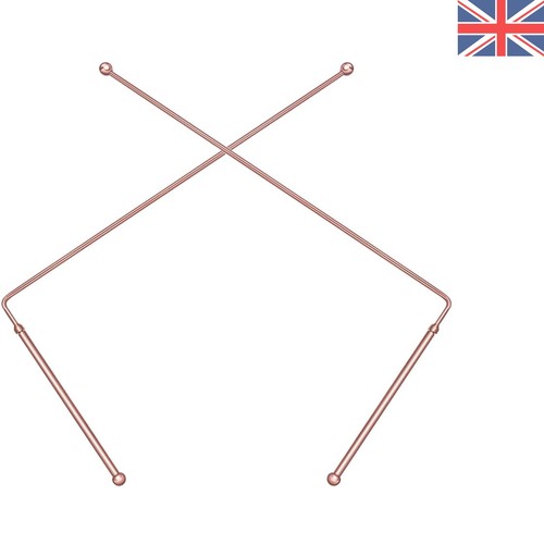 Copper dowsing rods - 99.9%,