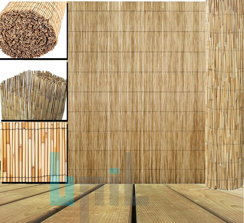 Natural peeled reed screening - natural,