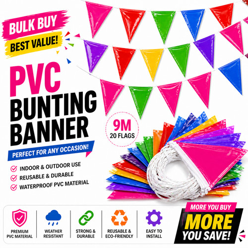 Multicolour triangle bunting - triangle,