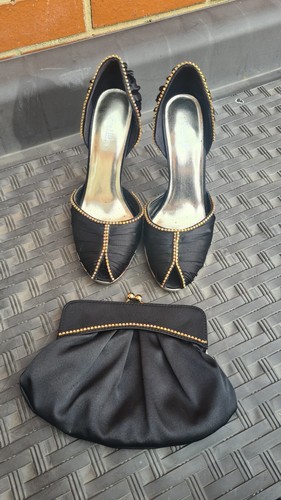 Faith black satin peep - faith,