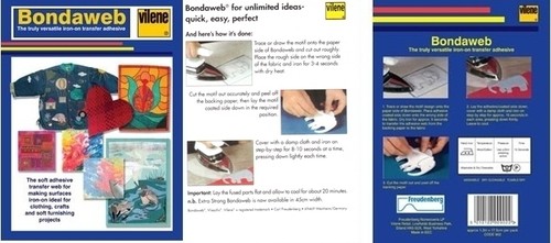 Paper fusible backed web iron - paper,