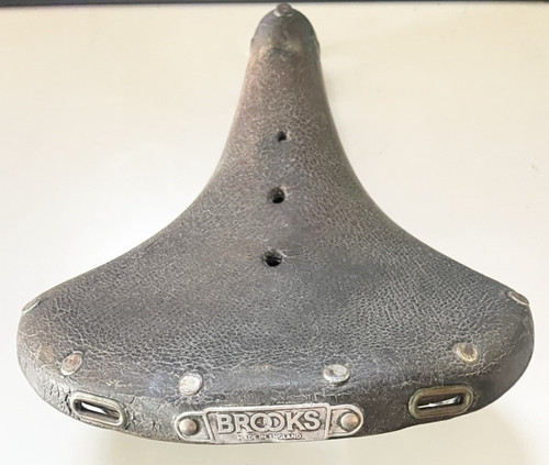 Vintage leather brooks - leather, bike