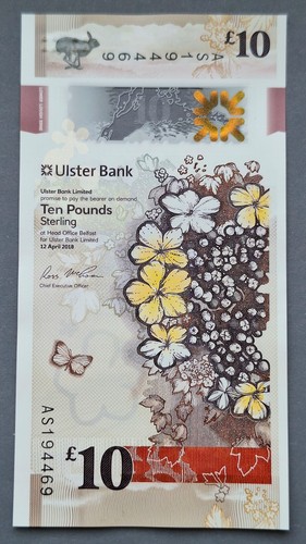 Ulster bank pounds - ulster, £10