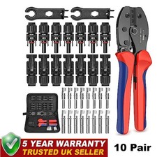 10 Pair Connector Solar Crimp