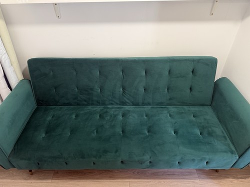 Furnituremaxi green velvet - green,