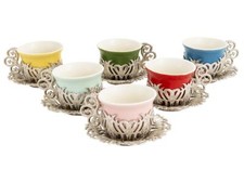 Turkish Tea Coffee Saucers 12