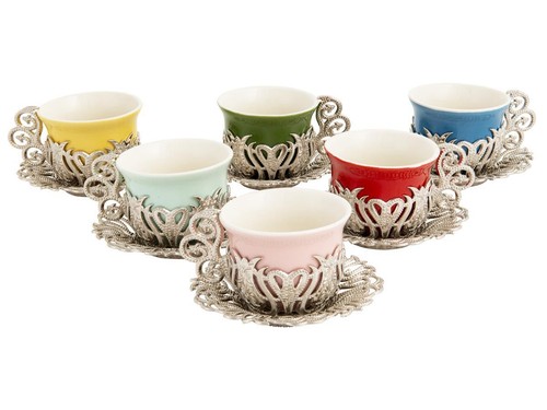 Turkish tea coffee saucers - coffee, 12