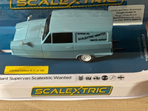 Scalextric wanted reliant - m/b,