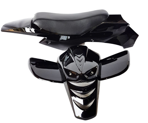 Fmq19 plain black - mini, quad